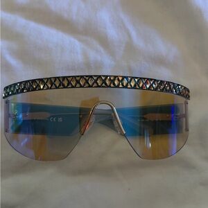 Swarovski cristal sunglasses Stylish Multicolor  unisex